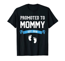 Ladda upp bild till gallerivisning, Funny shirts V-neck Tank top Hoodie sweatshirt usa uk au ca gifts for Promoted To Mommy Est. 2019 New Mom Gift Shirt 1419495