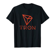 Ladda upp bild till gallerivisning, Funny shirts V-neck Tank top Hoodie sweatshirt usa uk au ca gifts for TRON Red Logo Tshirt | New Tron Logo Cryptocurrency T-shirt 2681407