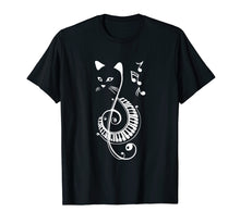 Ladda upp bild till gallerivisning, Funny shirts V-neck Tank top Hoodie sweatshirt usa uk au ca gifts for Cat lovers gifts-Musical Cat-Cat lovers Shirt Musician Gift 148569