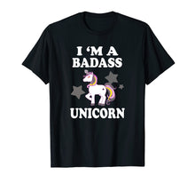 Ladda upp bild till gallerivisning, Funny shirts V-neck Tank top Hoodie sweatshirt usa uk au ca gifts for I'm A Badass Unicorn T-Shirt Funny Magic 2849039