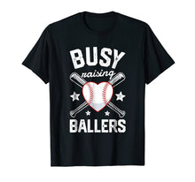 Ladda upp bild till gallerivisning, Funny shirts V-neck Tank top Hoodie sweatshirt usa uk au ca gifts for Busy Raising Ballers T shirt Baseball Women Mom Funny Gifts 2902820