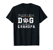 Ladda upp bild till gallerivisning, Funny shirts V-neck Tank top Hoodie sweatshirt usa uk au ca gifts for Mens World's Best Dog Grandpa T-Shirt 1228657