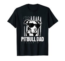 Ladda upp bild till gallerivisning, Pitbull Dad Mens Shirt Proud American Pit Bull Dog T-shirt 166442