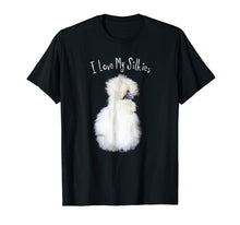 Ladda upp bild till gallerivisning, Funny shirts V-neck Tank top Hoodie sweatshirt usa uk au ca gifts for I Love My Silkies T-Shirt Silkie Chicken Tee 990679
