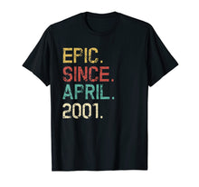 Ladda upp bild till gallerivisning, Funny shirts V-neck Tank top Hoodie sweatshirt usa uk au ca gifts for April 2001 18th Birthday T-Shirt Vintage Epic Funny Gift 3931302