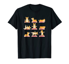 Ladda upp bild till gallerivisning, Funny shirts V-neck Tank top Hoodie sweatshirt usa uk au ca gifts for Corgi Yoga Shirt-Yoga Corgi Dog On Mat-Cool Gifts T-Shirt 2268142