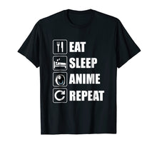 Ladda upp bild till gallerivisning, Funny shirts V-neck Tank top Hoodie sweatshirt usa uk au ca gifts for Eat Sleep Anime Repeat TShirt | Funny Anime Lovers Gifts 1102328