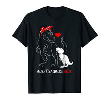 Ladda upp bild till gallerivisning, Auntsaurus Rex T-Shirt Funny Auntie Dinosaur Gifts Tshirt