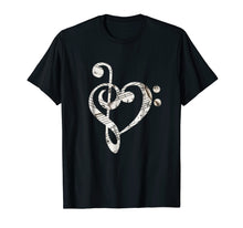 Ladda upp bild till gallerivisning, Funny shirts V-neck Tank top Hoodie sweatshirt usa uk au ca gifts for Heart Bass Clef T-Shirt Musical Note Shirt 263307