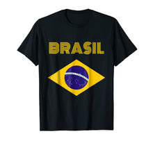 Ladda upp bild till gallerivisning, Funny shirts V-neck Tank top Hoodie sweatshirt usa uk au ca gifts for Brazil Flag Yellow Text T-Shirt 1282002