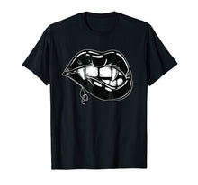 Ladda upp bild till gallerivisning, Funny shirts V-neck Tank top Hoodie sweatshirt usa uk au ca gifts for Sexy Lips Blood and Fangs Vampire Shirt 819010