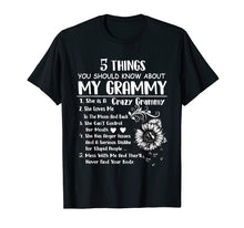 Ladda upp bild till gallerivisning, Funny shirts V-neck Tank top Hoodie sweatshirt usa uk au ca gifts for 5 things you should know about my grammy T-shirt 1361089
