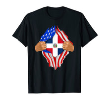 Ladda upp bild till gallerivisning, Funny shirts V-neck Tank top Hoodie sweatshirt usa uk au ca gifts for Dominican Blood Inside Me Shirt Dominican Republic Flag Gift 1593757