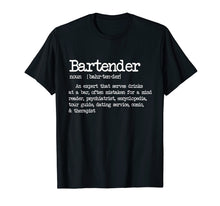 Ladda upp bild till gallerivisning, Funny shirts V-neck Tank top Hoodie sweatshirt usa uk au ca gifts for Bartender Definition Funny Cocktail Bar Mixologist T Shirt 1009678