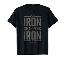 Ladda upp bild till gallerivisning, Christian Religious TShirt Iron Sharpens Iron Bible Verse 1213138