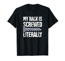 Ladda upp bild till gallerivisning, Funny shirts V-neck Tank top Hoodie sweatshirt usa uk au ca gifts for Funny Spine Back Surgery T-Shirt 1788671