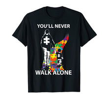 Ladda upp bild till gallerivisning, Funny shirts V-neck Tank top Hoodie sweatshirt usa uk au ca gifts for You'll Never Walk Alone Shirt Puzzle Pieces Autism Awareness 1507618