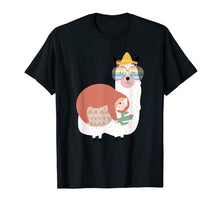 Ladda upp bild till gallerivisning, Funny Sloth Riding llama Alpaca T-Shirt 860113
