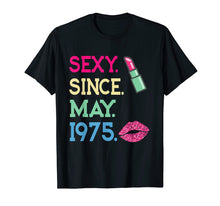 Ladda upp bild till gallerivisning, Funny shirts V-neck Tank top Hoodie sweatshirt usa uk au ca gifts for Funny 44th Birthday Gifts Sexy Since May 1975 T-Shirt Women 3388308