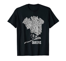 Ladda upp bild till gallerivisning, Funny shirts V-neck Tank top Hoodie sweatshirt usa uk au ca gifts for Queens Map T-Shirt Neighborhoods Of New York Tee-Shirt 835009