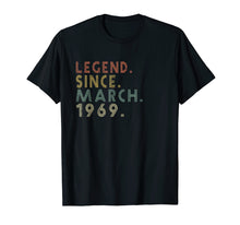 Ladda upp bild till gallerivisning, Funny shirts V-neck Tank top Hoodie sweatshirt usa uk au ca gifts for Legend Since March 1969 Shirt - Age 50th Birthday Gift 2231911