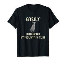 Ladda upp bild till gallerivisning, Funny shirts V-neck Tank top Hoodie sweatshirt usa uk au ca gifts for Mountain Cur T Shirt, Easily Distracted by Mountain Cur Tee 1455145