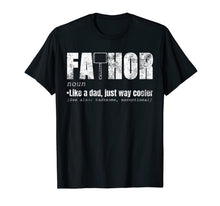 Ladda upp bild till gallerivisning, Fa-Thor Like Dad Just Way Cooler Shirt Fathers Day Gift Hero T-Shirt 100879