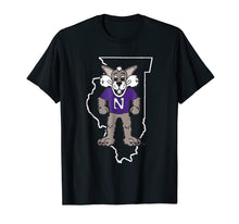 Ladda upp bild till gallerivisning, Funny shirts V-neck Tank top Hoodie sweatshirt usa uk au ca gifts for Northwestern Wildcats Willie In State Outline T-Shirt 4184240