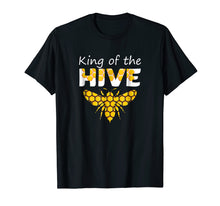Ladda upp bild till gallerivisning, Beekeeping King Of The Hive Tshirt Beekeeper Bee Funny Gifts