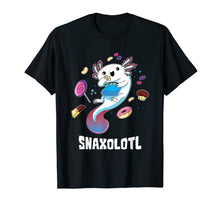 Ladda upp bild till gallerivisning, Snaxolotl T-Shirt Funny Kawaii Axolotl Shirt Food Lover Gift 124980