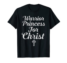 Ladda upp bild till gallerivisning, Prayer Warrior Princess For Christ Woman of Faith Shirt 859975