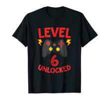 Ladda upp bild till gallerivisning, Funny shirts V-neck Tank top Hoodie sweatshirt usa uk au ca gifts for Level 6 Unlocked - Funny 6 Year Old Gamer Birthday Shirt 258648