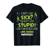 Ladda upp bild till gallerivisning, Funny shirts V-neck Tank top Hoodie sweatshirt usa uk au ca gifts for Lyme Disease Awareness Ribbon T Shirts 2089170