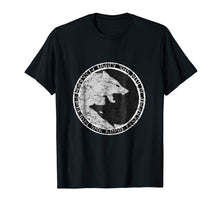 Ladda upp bild till gallerivisning, Fenrir Wolf Of Odin With Norse Runes Distressed T-Shirt