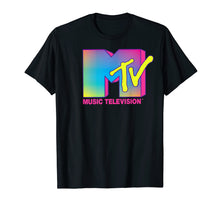 Ladda upp bild till gallerivisning, MTV Logo Fluorescent Colors Graphic T-Shirt