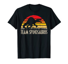 Ladda upp bild till gallerivisning, Funny shirts V-neck Tank top Hoodie sweatshirt usa uk au ca gifts for Team Spinosaurus Sunset Retro Vintage Dinosaur T-Shirt 1570012