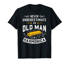 Ladda upp bild till gallerivisning, Funny shirts V-neck Tank top Hoodie sweatshirt usa uk au ca gifts for Mens An Old Man With A Harmonica Music Musician Gift T-Shirt