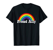 Ladda upp bild till gallerivisning, Proud Ally Pride Shirt Gay LGBT Day Month Parade Rainbow T-Shirt 70755