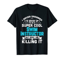 Ladda upp bild till gallerivisning, Funny shirts V-neck Tank top Hoodie sweatshirt usa uk au ca gifts for Super Cool Swim Instructor Swimming Teacher Gift Shirt 2312630