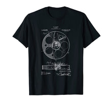 Ladda upp bild till gallerivisning, Funny shirts V-neck Tank top Hoodie sweatshirt usa uk au ca gifts for Retro Vintage Camera Filmmaker T-Shirt Film Reel Patent 2465376
