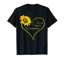 Ladda upp bild till gallerivisning, Jesus It's Not A Religion It's A Relationship Sunflower Tee 155168
