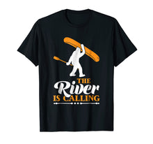 Ladda upp bild till gallerivisning, Funny shirts V-neck Tank top Hoodie sweatshirt usa uk au ca gifts for Funny Bigfoot Canoe T Shirt The River Is Calling Sasquatch 136547