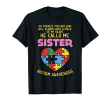Ladda upp bild till gallerivisning, Funny shirts V-neck Tank top Hoodie sweatshirt usa uk au ca gifts for Autism Awareness Shirt Boy Piece Of My Heart Gift Sister 2978125