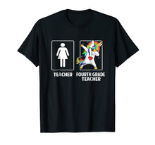 Ladda upp bild till gallerivisning, Fourth 4th Grade Teacher Unicorn Dabbing Funny T Shirt Gift 141933