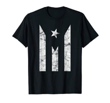 Ladda upp bild till gallerivisning, Puerto Rico Black Flag T Shirt 101336