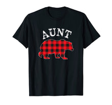 Ladda upp bild till gallerivisning, Funny shirts V-neck Tank top Hoodie sweatshirt usa uk au ca gifts for Red Plaid Aunt Bear Buffalo Matching Family Pajama T-Shirt 2101341
