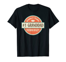 Ladda upp bild till gallerivisning, Funny shirts V-neck Tank top Hoodie sweatshirt usa uk au ca gifts for Mens Granddad Funny Number 1 Vintage Fathers Day Shirt 3619083