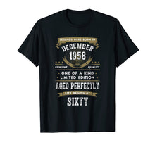 Ladda upp bild till gallerivisning, Funny shirts V-neck Tank top Hoodie sweatshirt usa uk au ca gifts for Legends Were Born In December 1958 T-Shirt 3991392