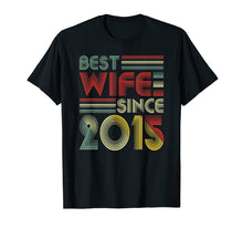 Ladda upp bild till gallerivisning, Funny shirts V-neck Tank top Hoodie sweatshirt usa uk au ca gifts for 4th Wedding Anniversary Gifts Best Wife Since 2015 555188