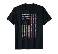 Ladda upp bild till gallerivisning, Funny shirts V-neck Tank top Hoodie sweatshirt usa uk au ca gifts for No One Fights Alone Proud Job TShirt 266024
